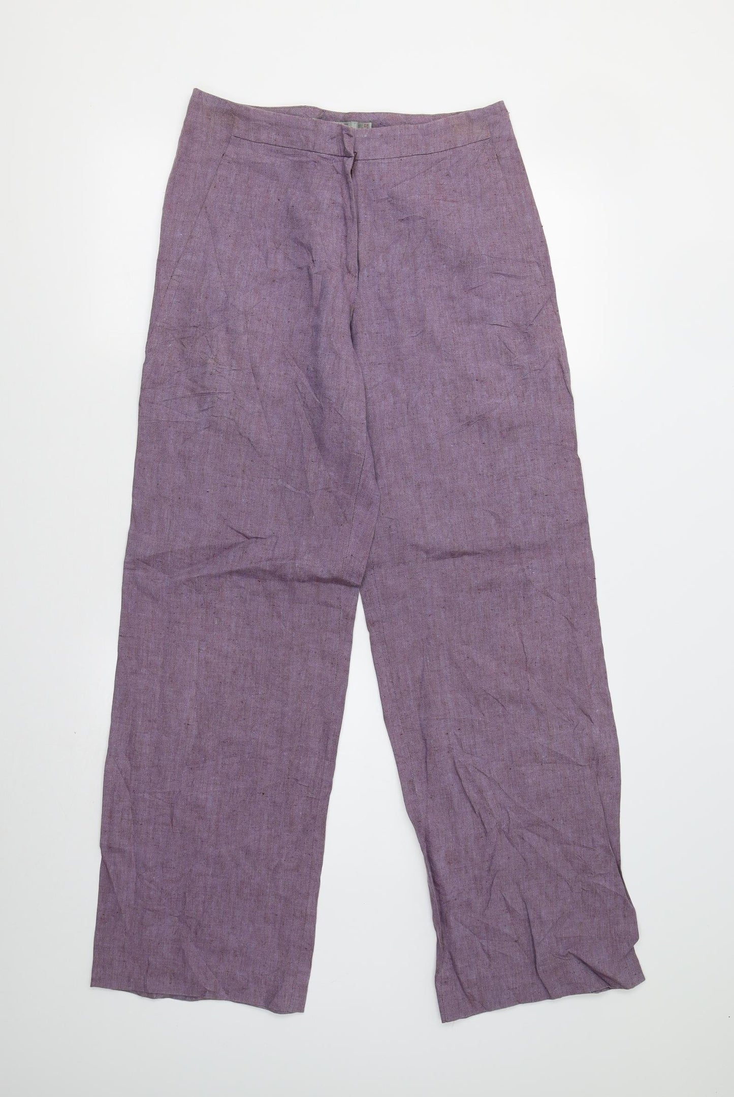 Turn Over Womens Purple   Trousers  Size 8 L30 in