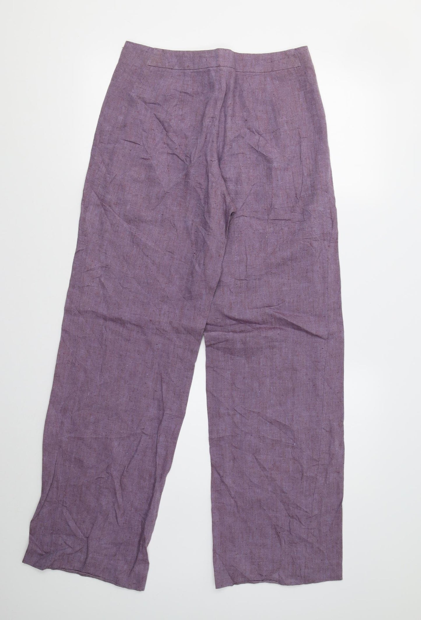 Turn Over Womens Purple   Trousers  Size 8 L30 in