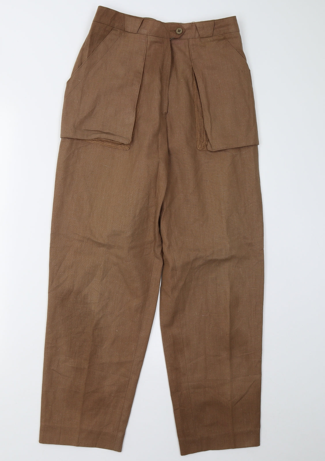 Preworn Womens Brown   Trousers  Size 8 L27 in