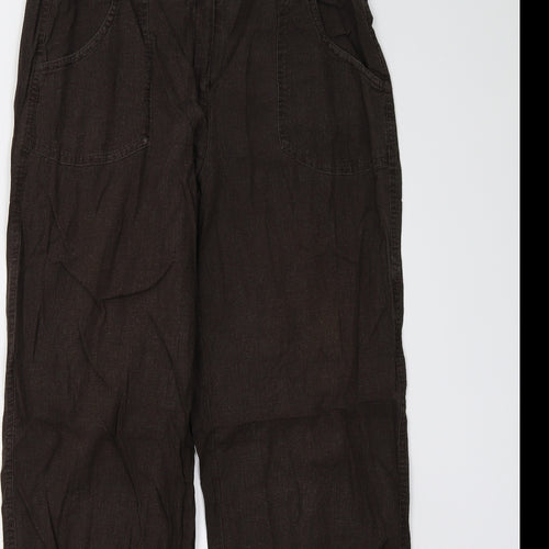 F&F Womens Brown   Trousers  Size 12 L30 in