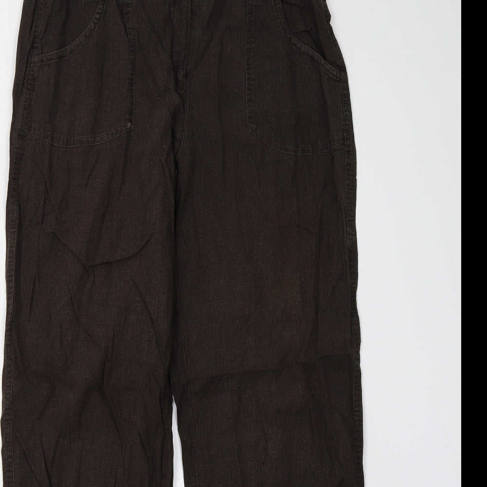 F&F Womens Brown   Trousers  Size 12 L30 in