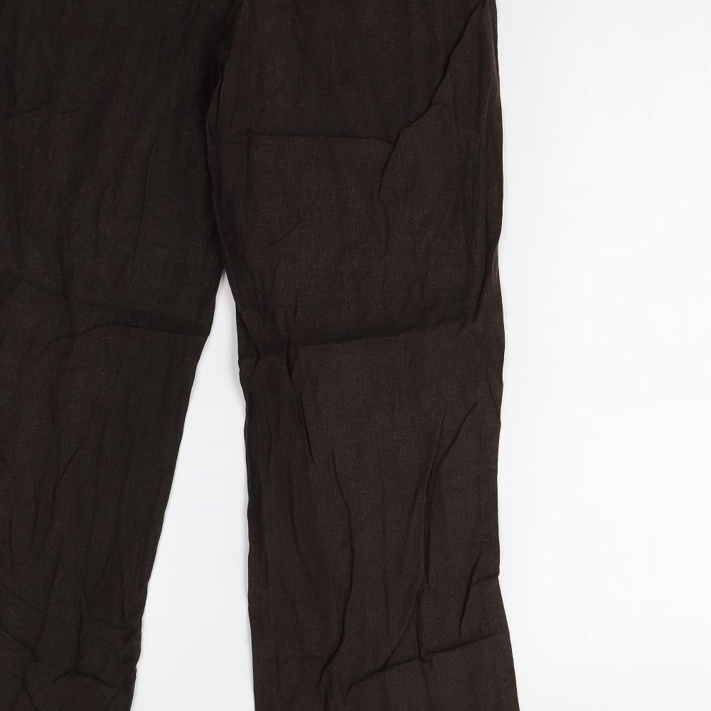 F&F Womens Brown   Trousers  Size 12 L30 in