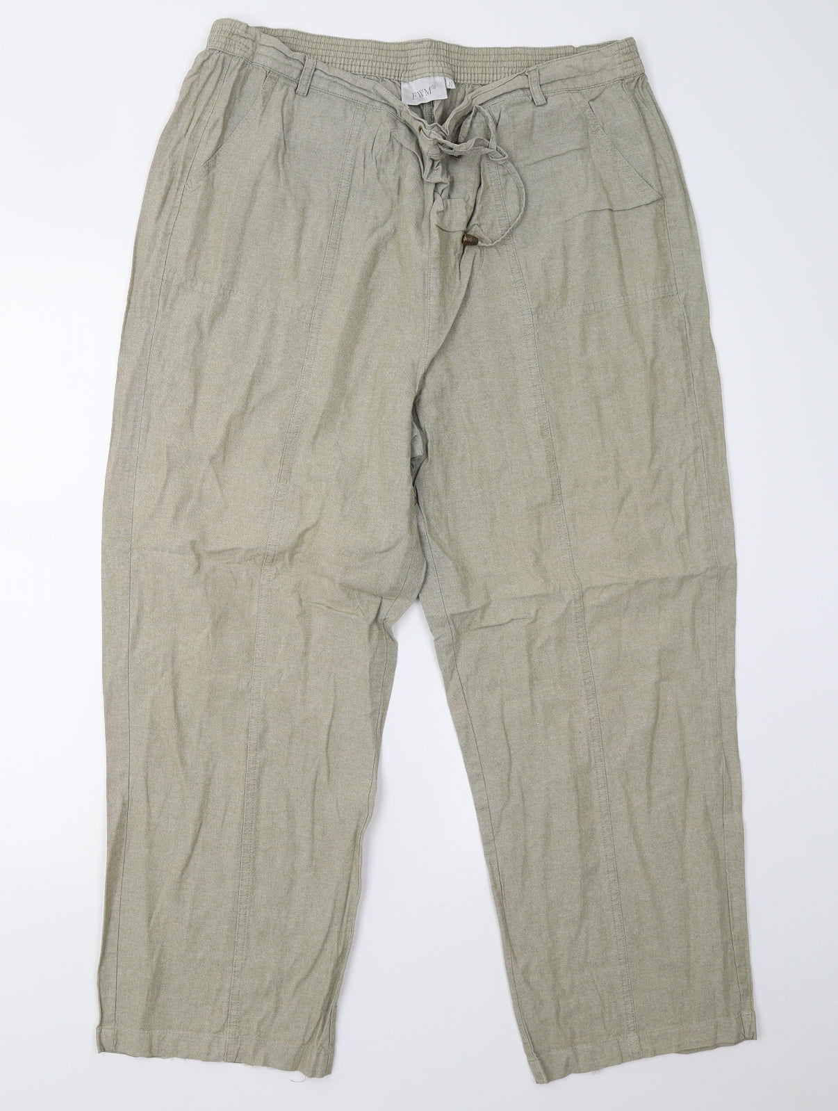 EWM Womens Green   Trousers  Size 20 L26 in