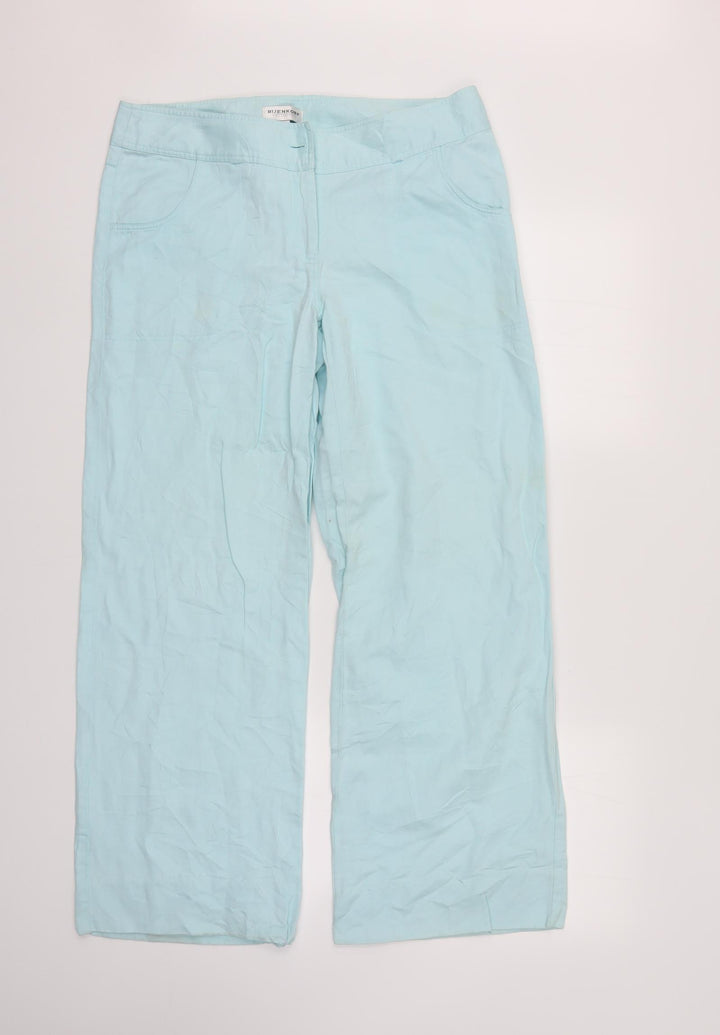 Bijenkorf Womens Blue Denim Straight Jeans Size 12 L29 in