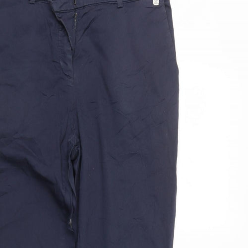 Christian Berg Womens Blue   Chino Trousers Size 12 L27 in