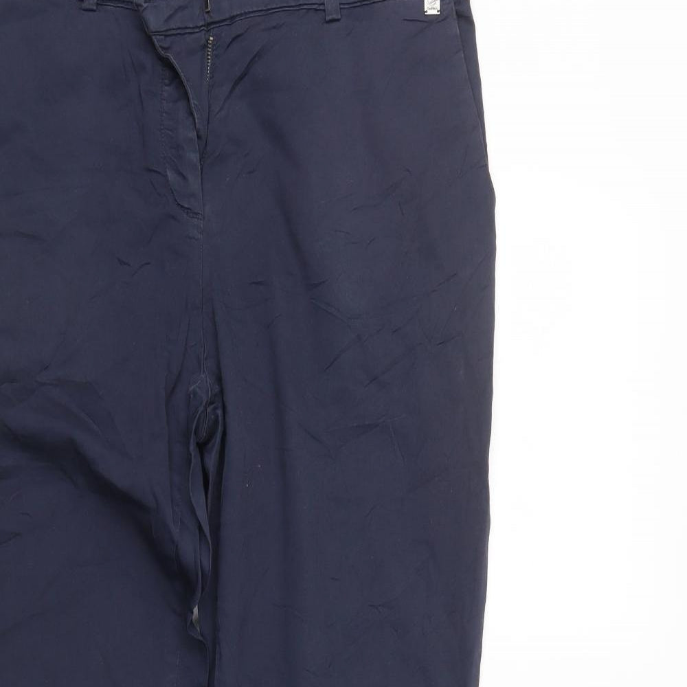 Christian Berg Womens Blue   Chino Trousers Size 12 L27 in