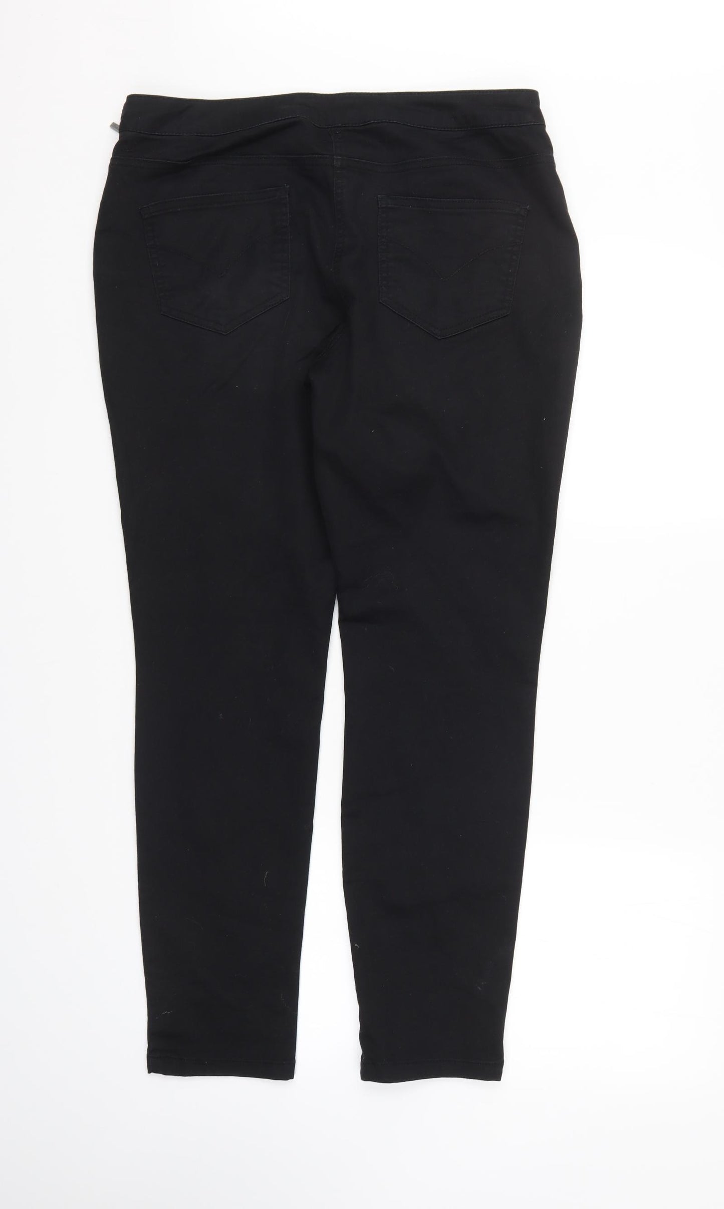 Wallis Womens Black   Trousers  Size 14 L28 in