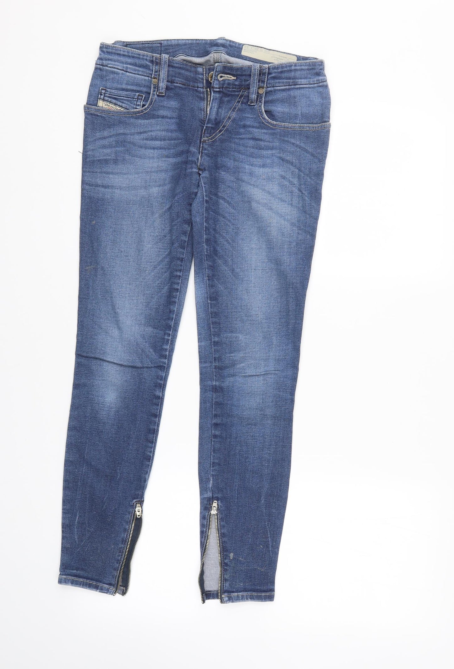 Diesel Mens Blue  Denim Straight Jeans Size 26 L28 in