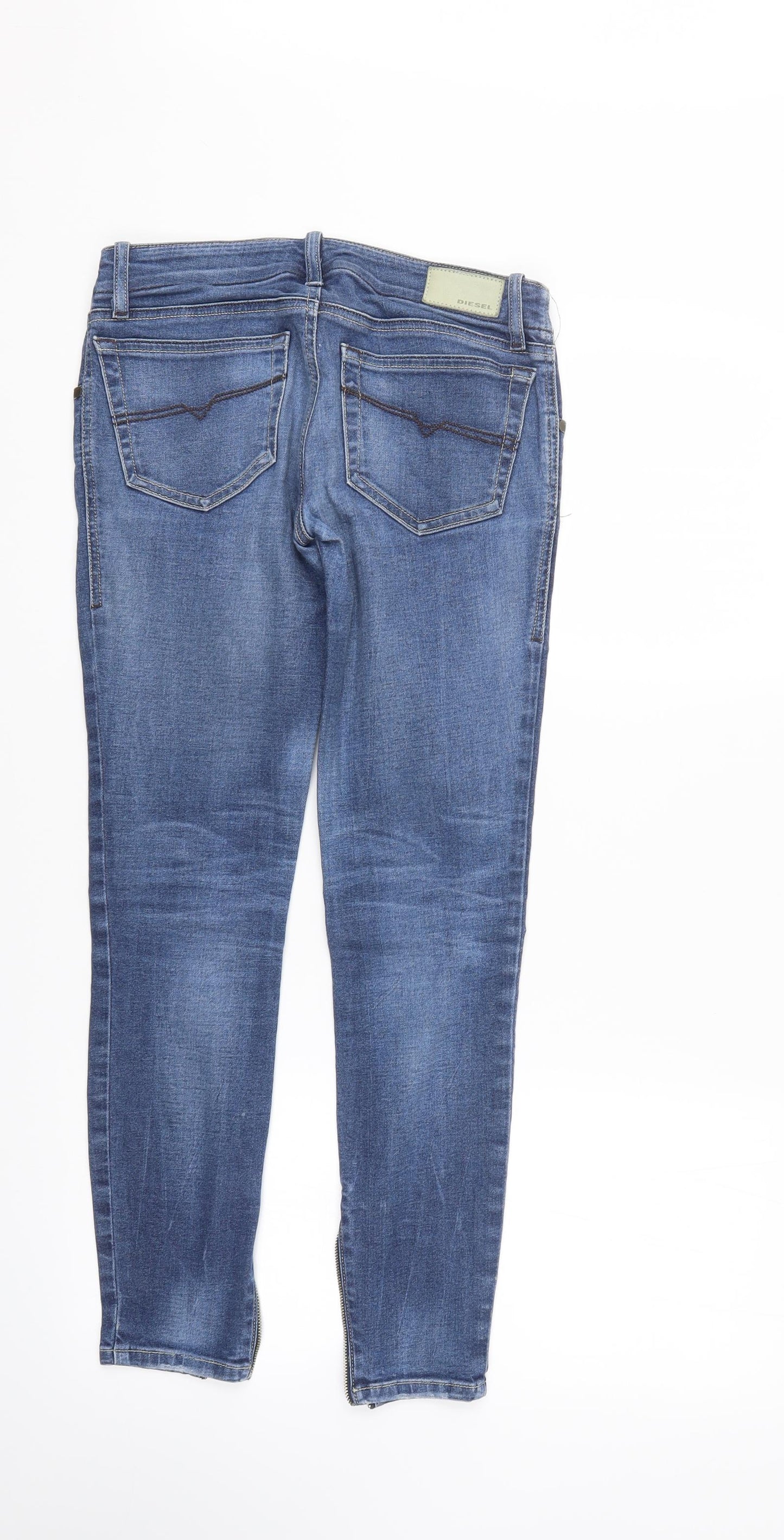 Diesel Mens Blue  Denim Straight Jeans Size 26 L28 in