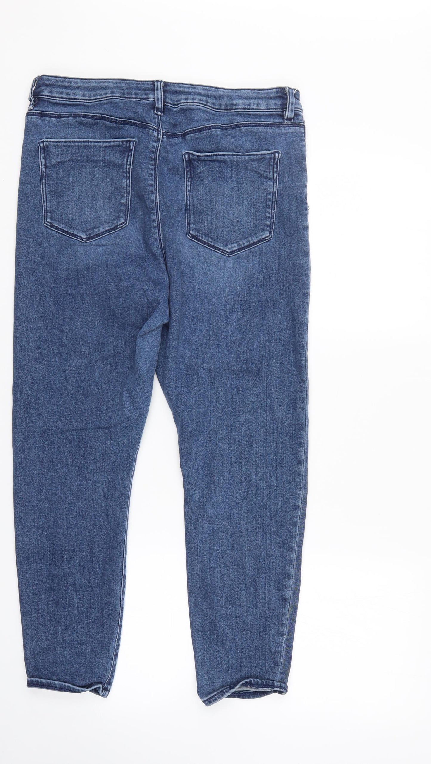 ASOS Mens Blue  Denim Straight Jeans Size 34 L28 in