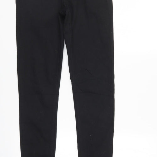 Divided Womens Black  Denim Straight Jeans Size 8 L31 in