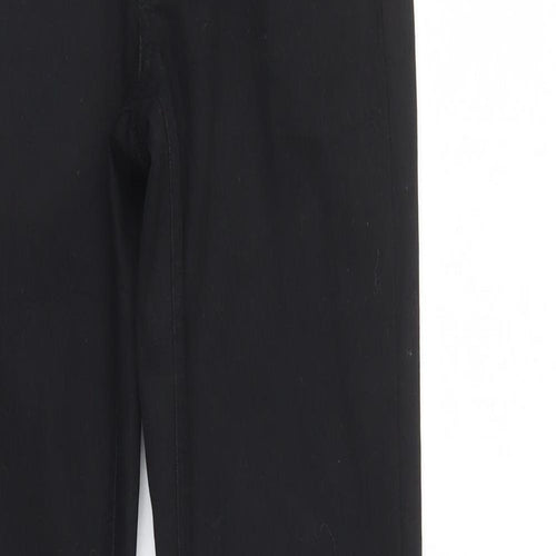 Divided Womens Black  Denim Straight Jeans Size 8 L31 in