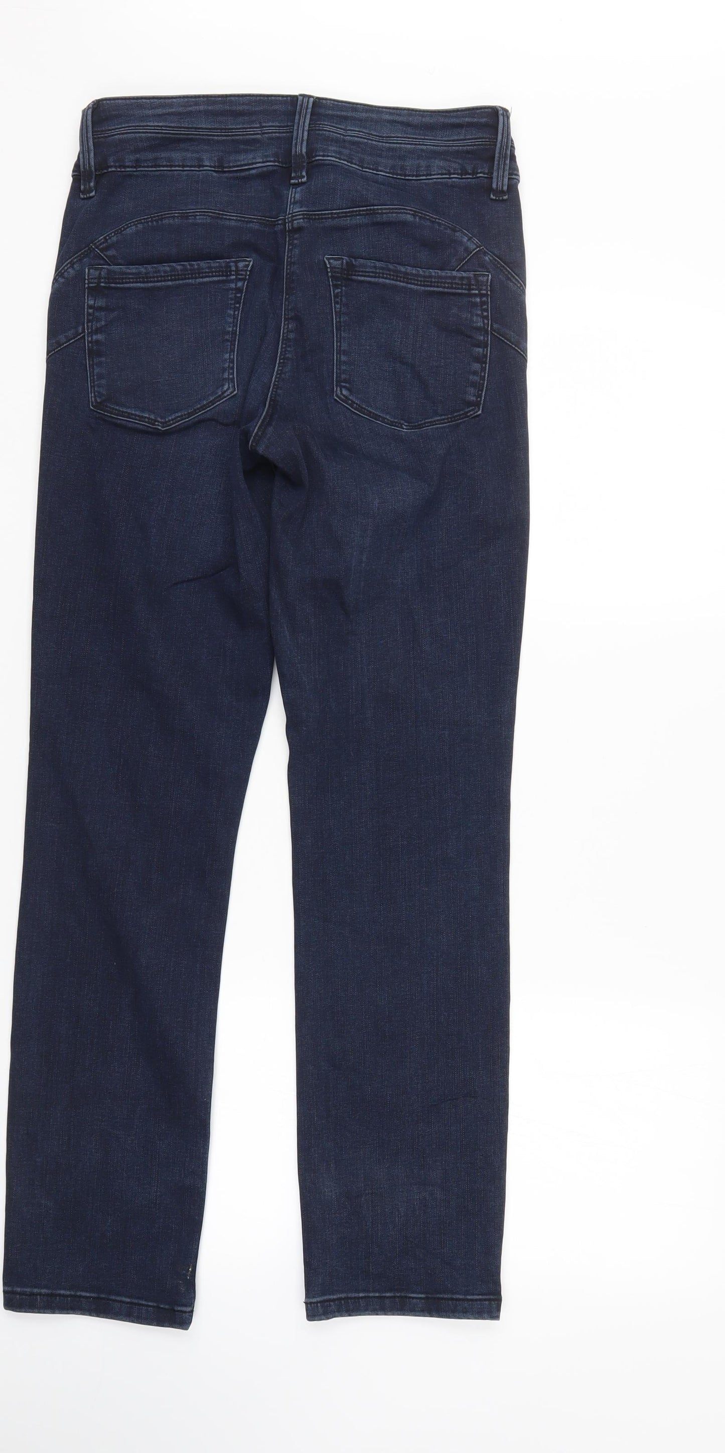 NEXT Womens Blue  Denim Straight Jeans Size 10 L30 in
