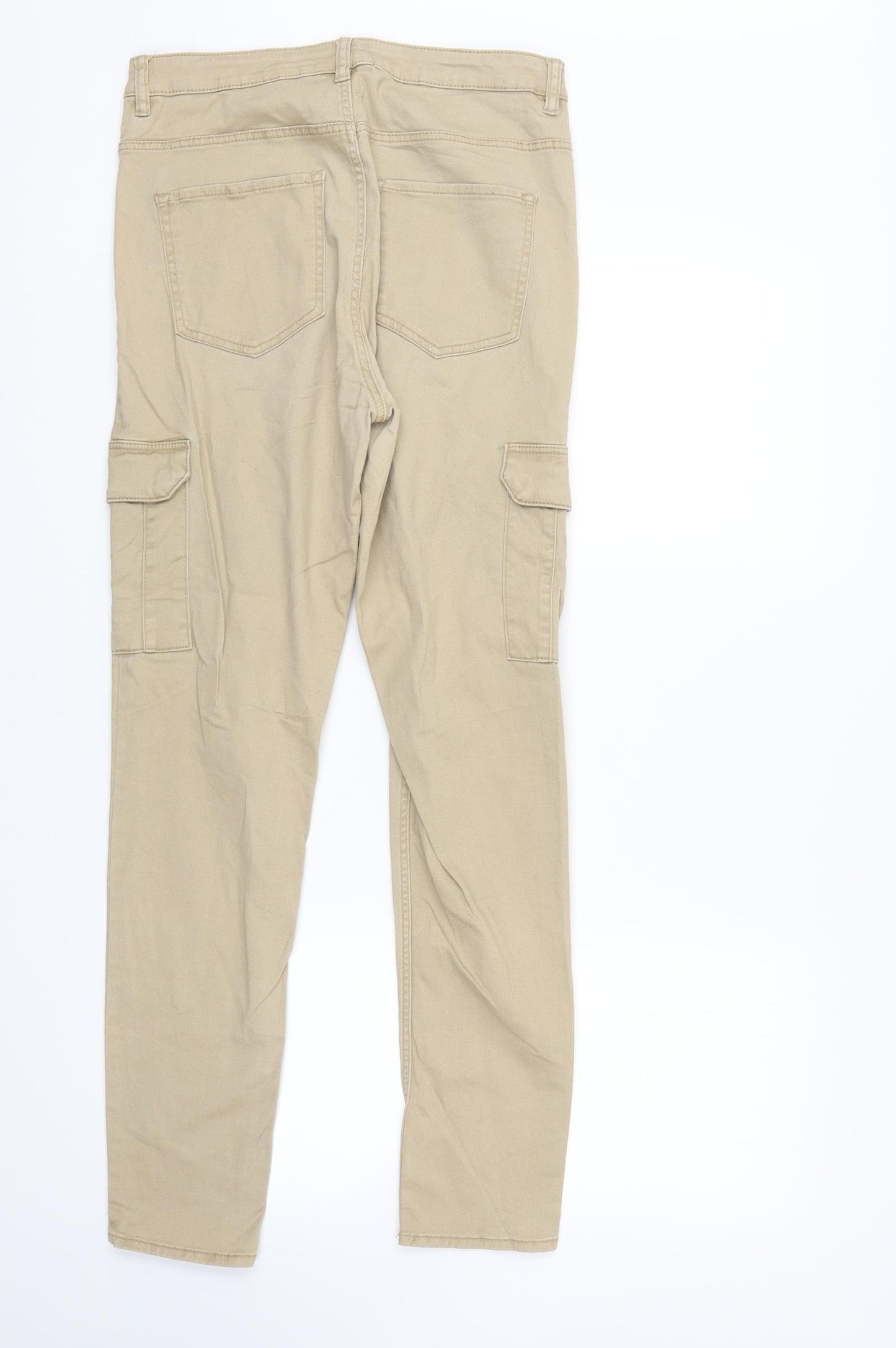 Divided Womens Beige  Denim Straight Jeans Size 14 L29 in
