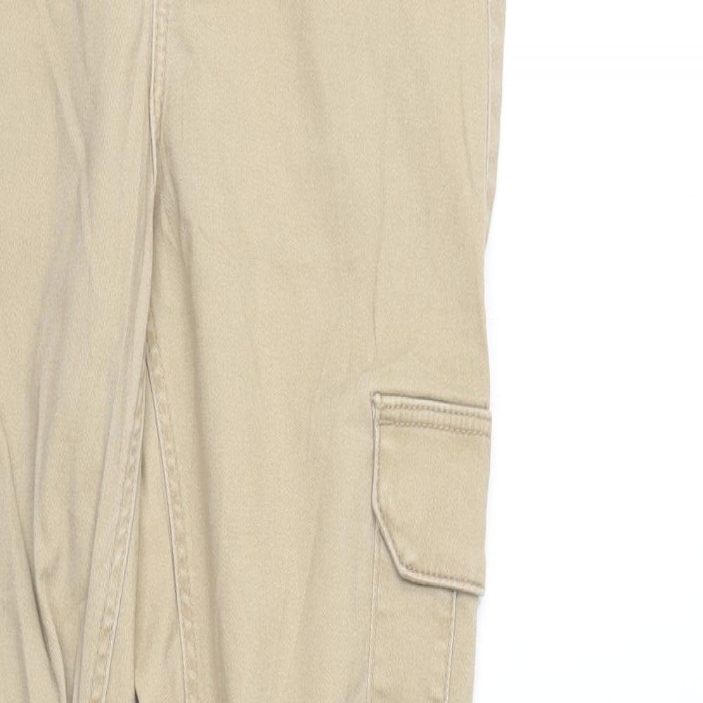 Divided Womens Beige  Denim Straight Jeans Size 14 L29 in