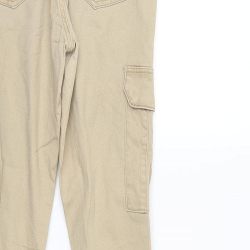 Divided Womens Beige  Denim Straight Jeans Size 14 L29 in