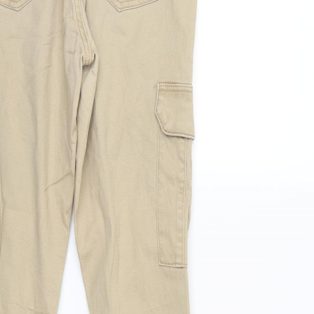 Divided Womens Beige  Denim Straight Jeans Size 14 L29 in