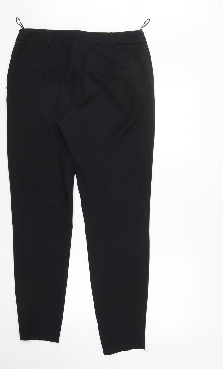 TU Womens Black Trousers Size 12 L30 in