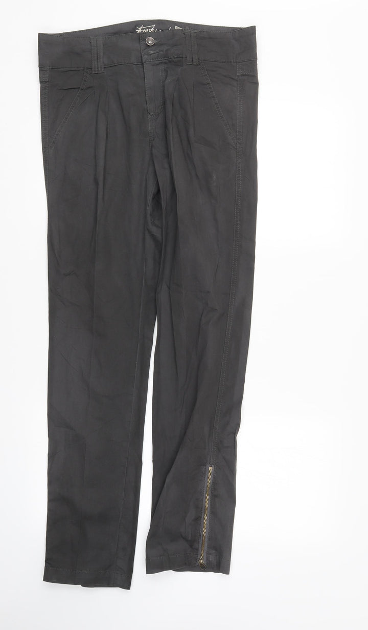 Fresh Made Womens Black   Straight Jeans Size S L30 in