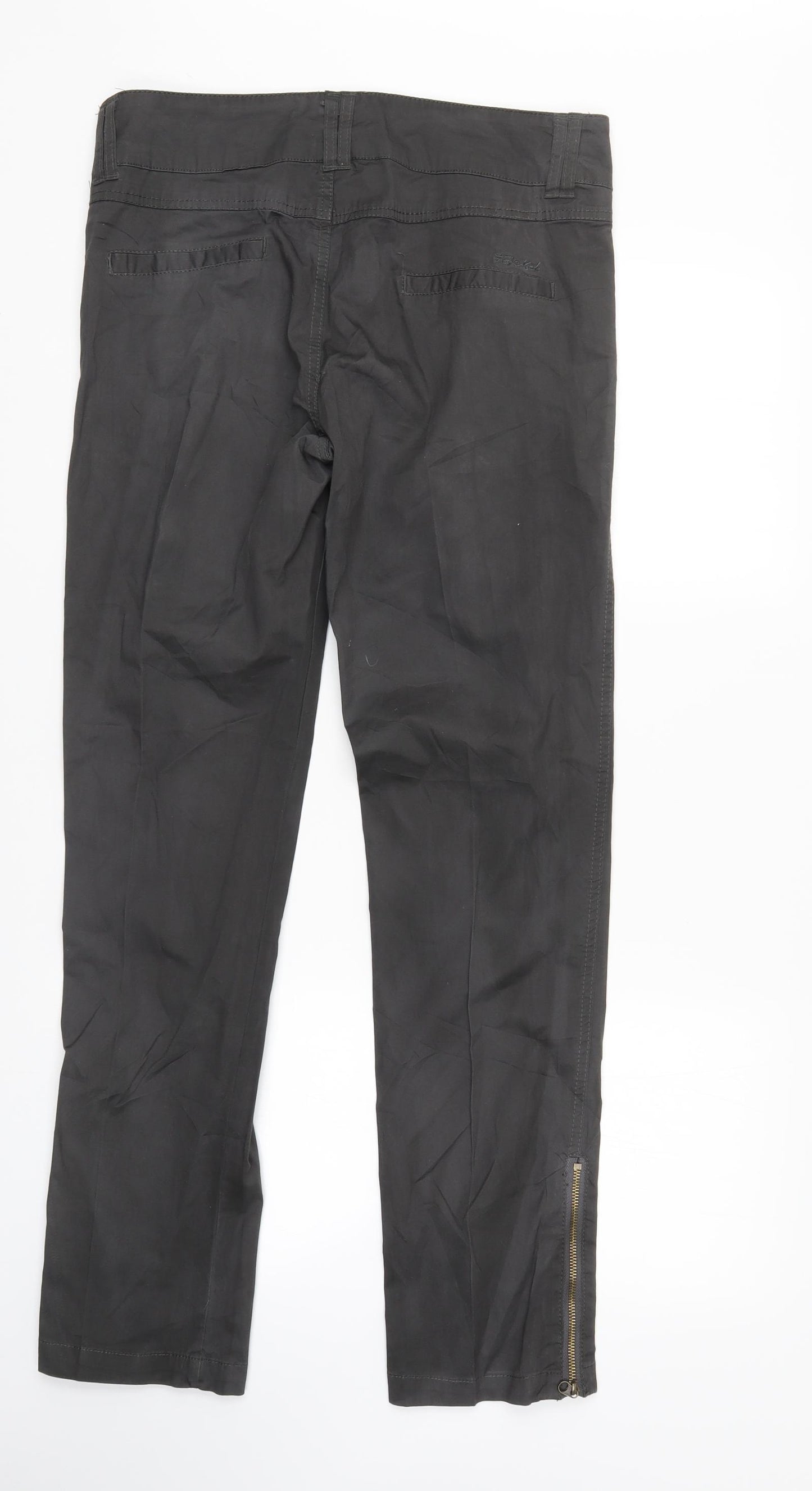 Fresh Made Womens Black   Straight Jeans Size S L30 in