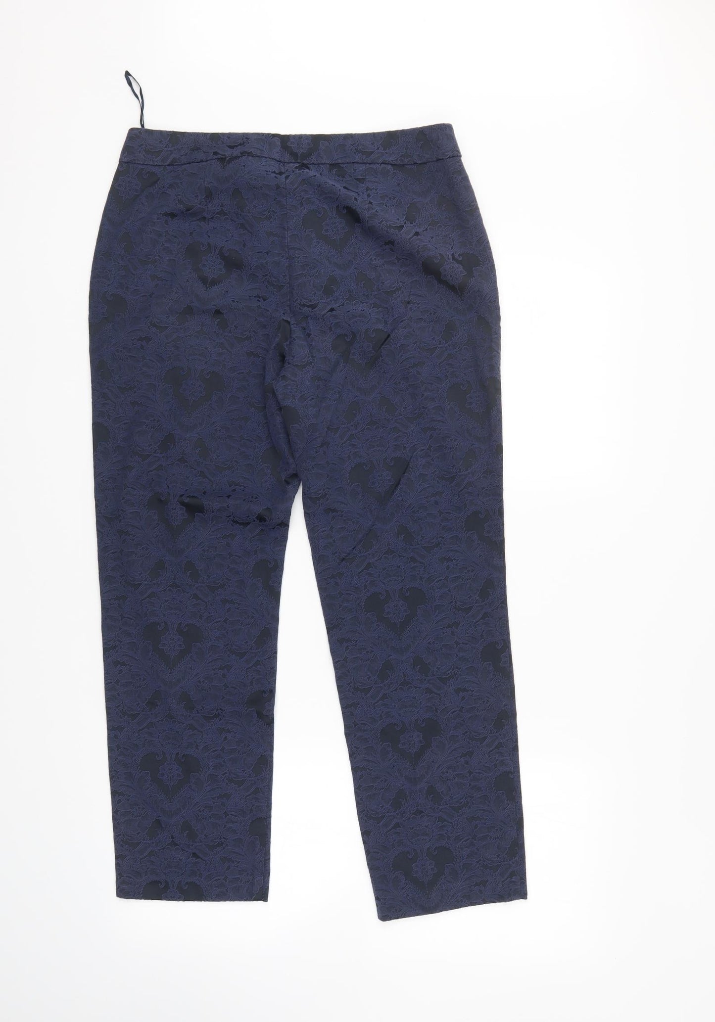 Papaya Womens Blue Floral  Sweatpants Trousers  L26 in