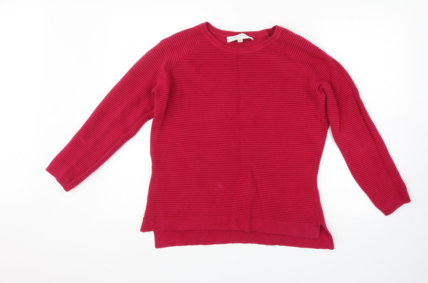 French Connection Womens Red Striped  Pullover Jumper Size S