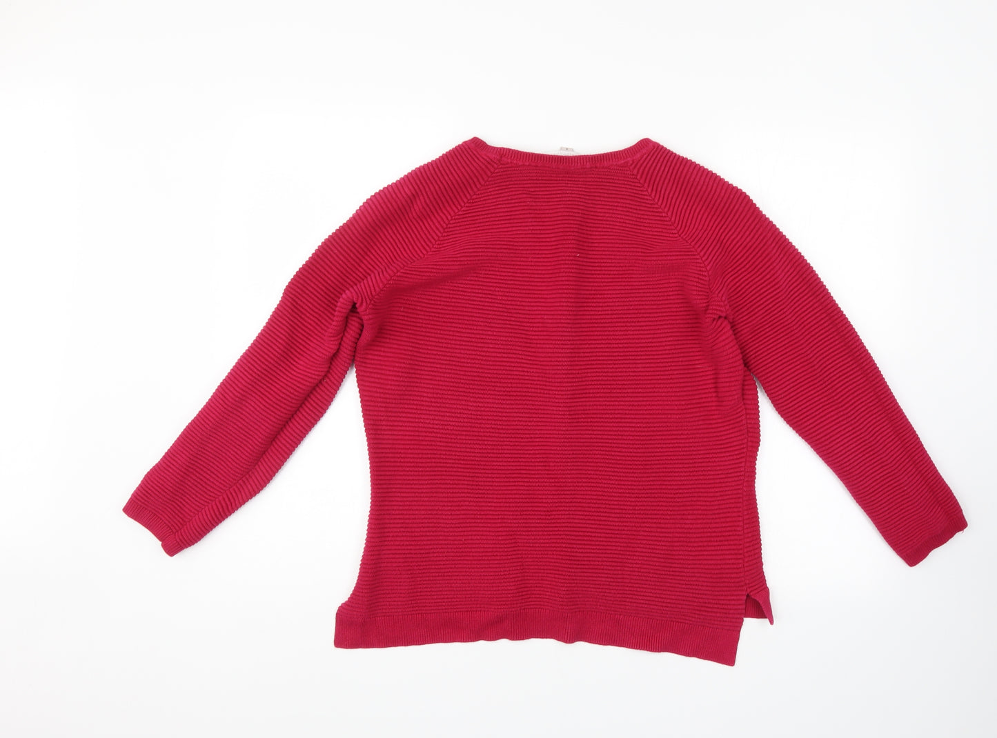 French Connection Womens Red Striped  Pullover Jumper Size S