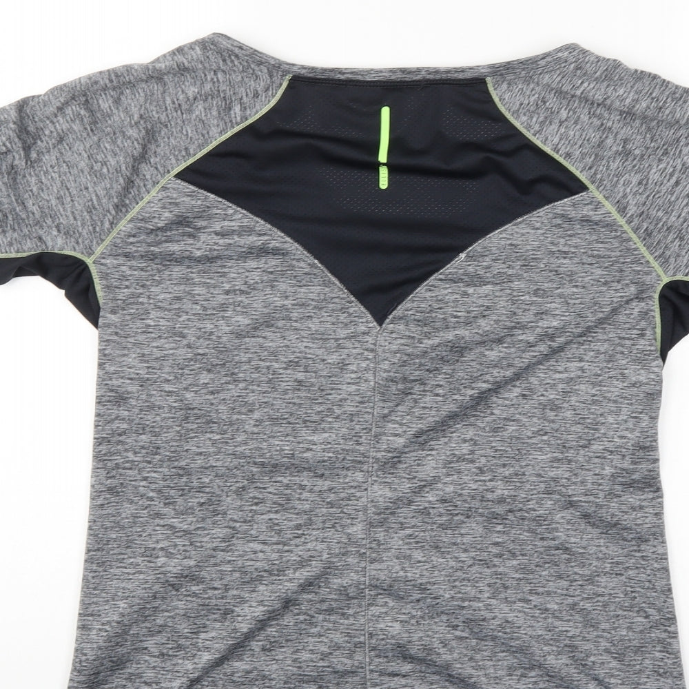 Elle Sport Womens Grey   Jersey T-Shirt Size 12