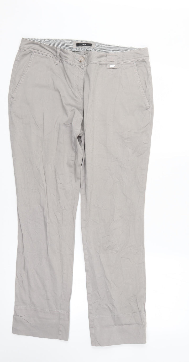 Zero Womens Grey   Straight Jeans Size 10 L28 in