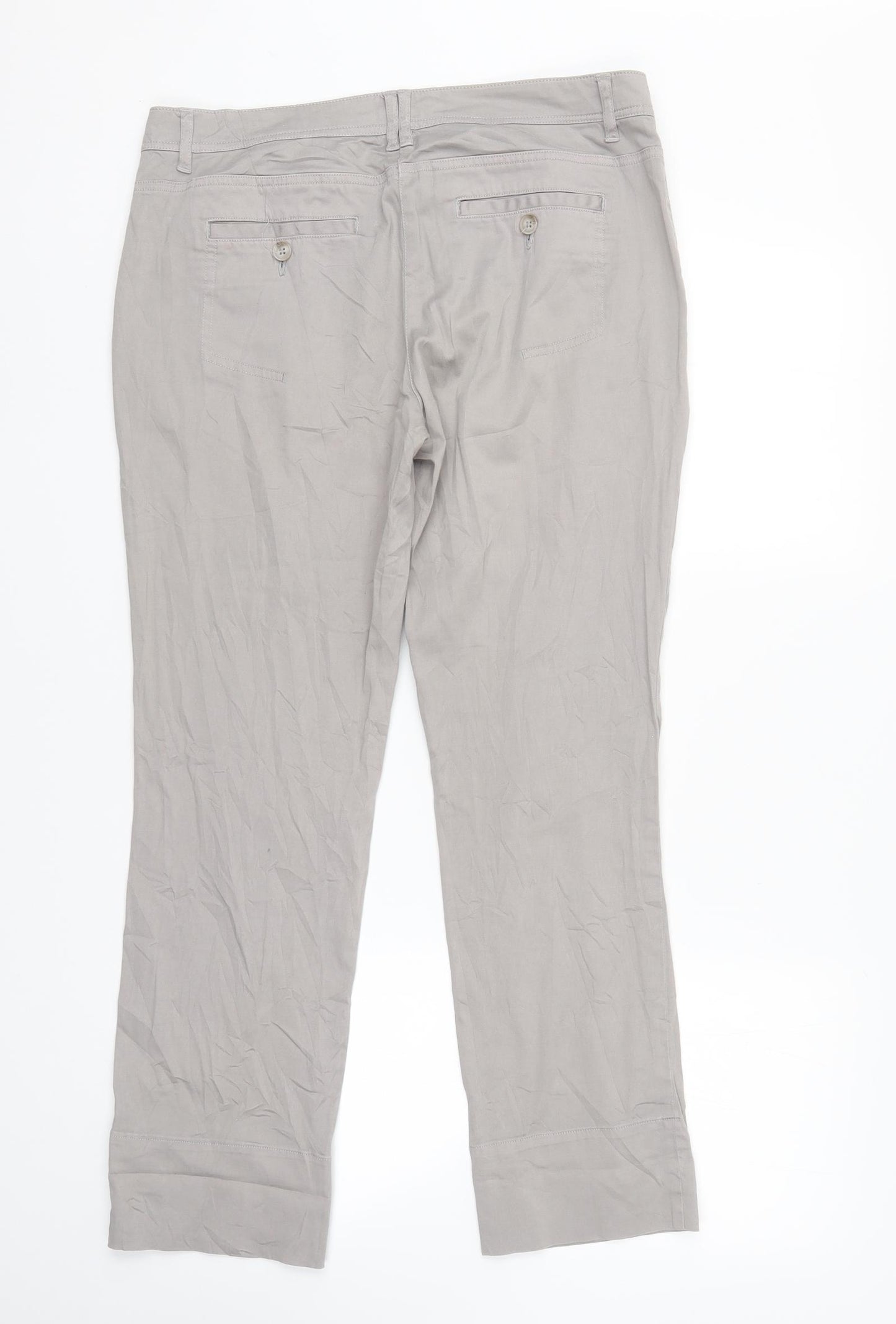 Zero Womens Grey   Straight Jeans Size 10 L28 in