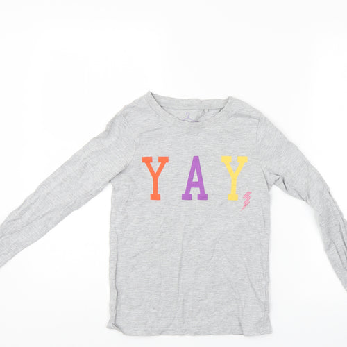 NEXT Girls Grey   Pullover Jumper Size 10 Years