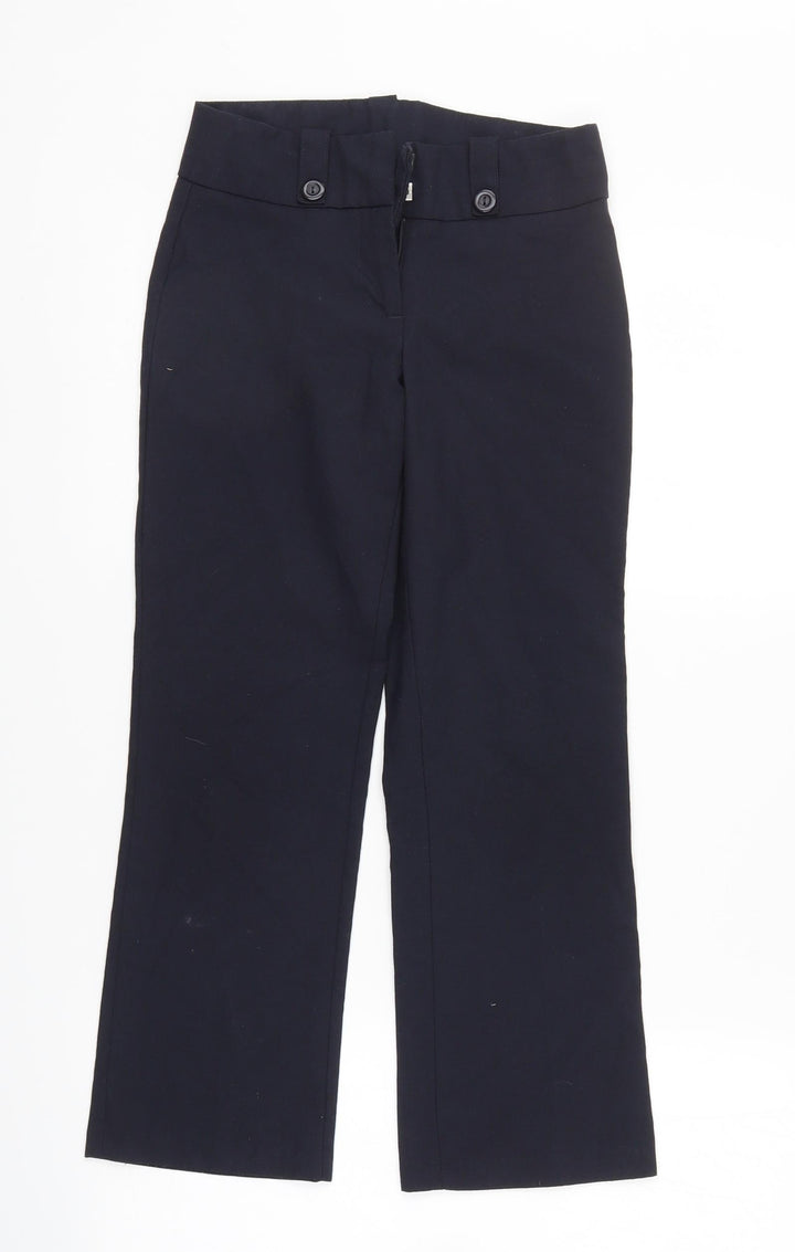 Back To School Girls Blue Trousers Size 8-9 Years - School Trousers