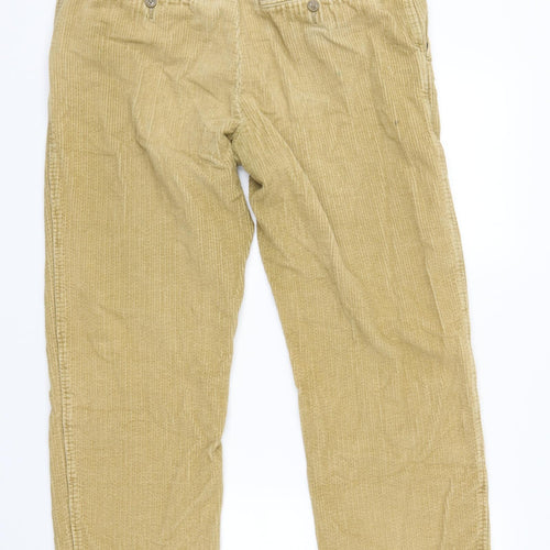 Samuel Windsor Mens Beige  Corduroy Trousers  Size 34 L28 in