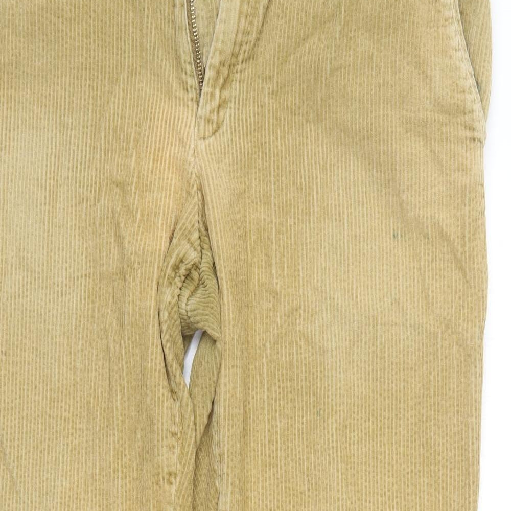 Samuel Windsor Mens Beige  Corduroy Trousers  Size 34 L28 in