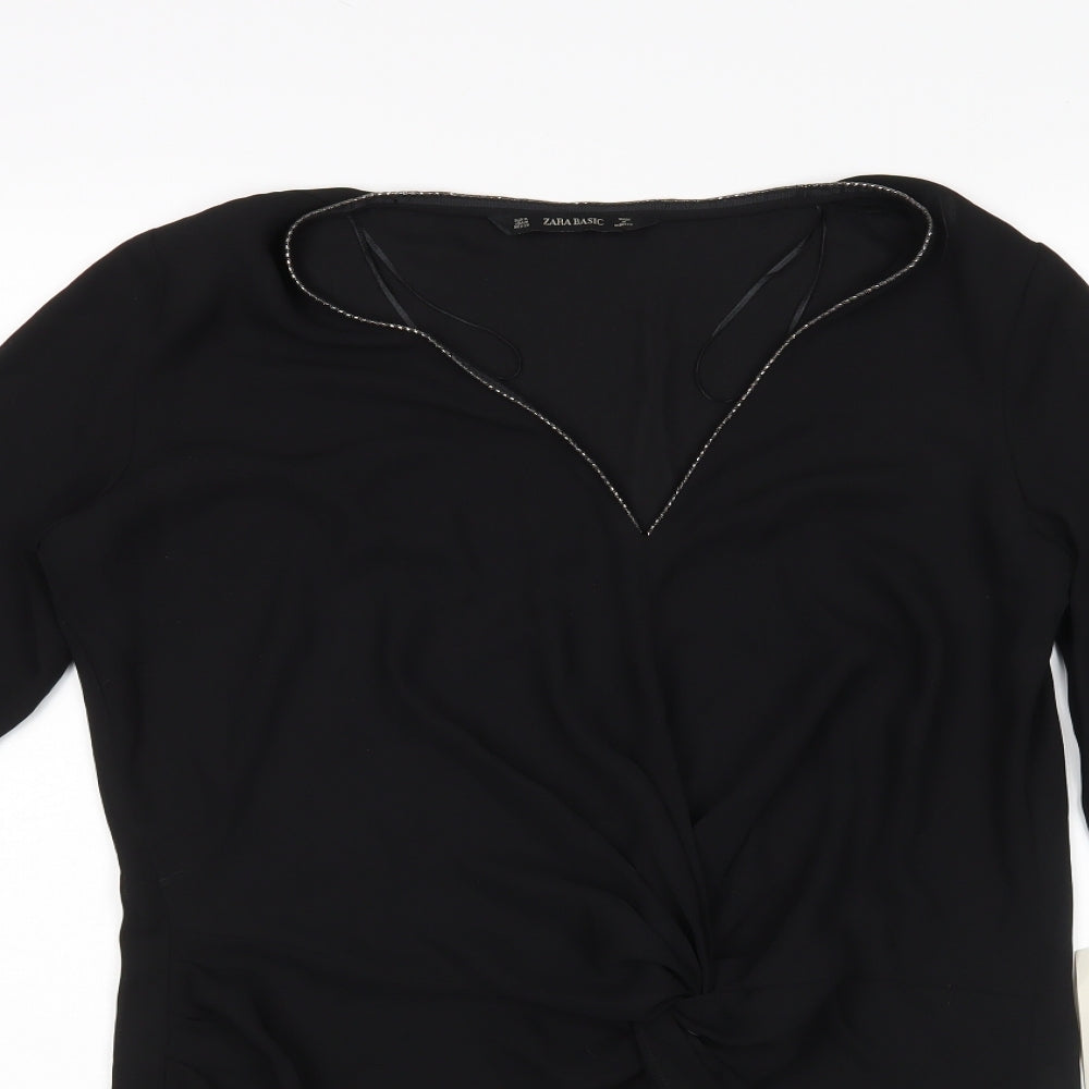 Zara Womens Beige   Basic Blouse Size M