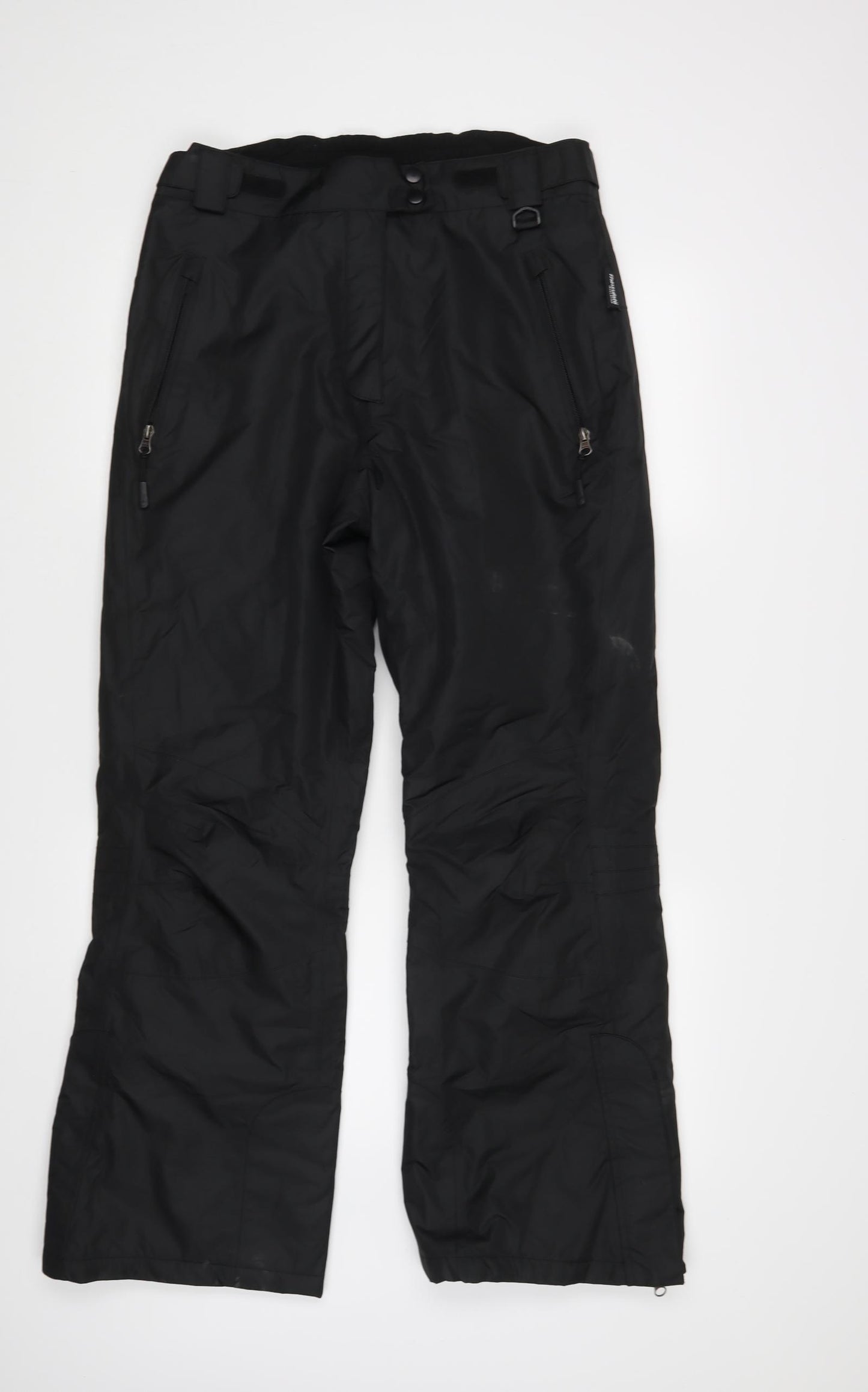 Crivit Sports Womens Black   Snow Pants Trousers Size 16 L30 in - Elastic Waist Band