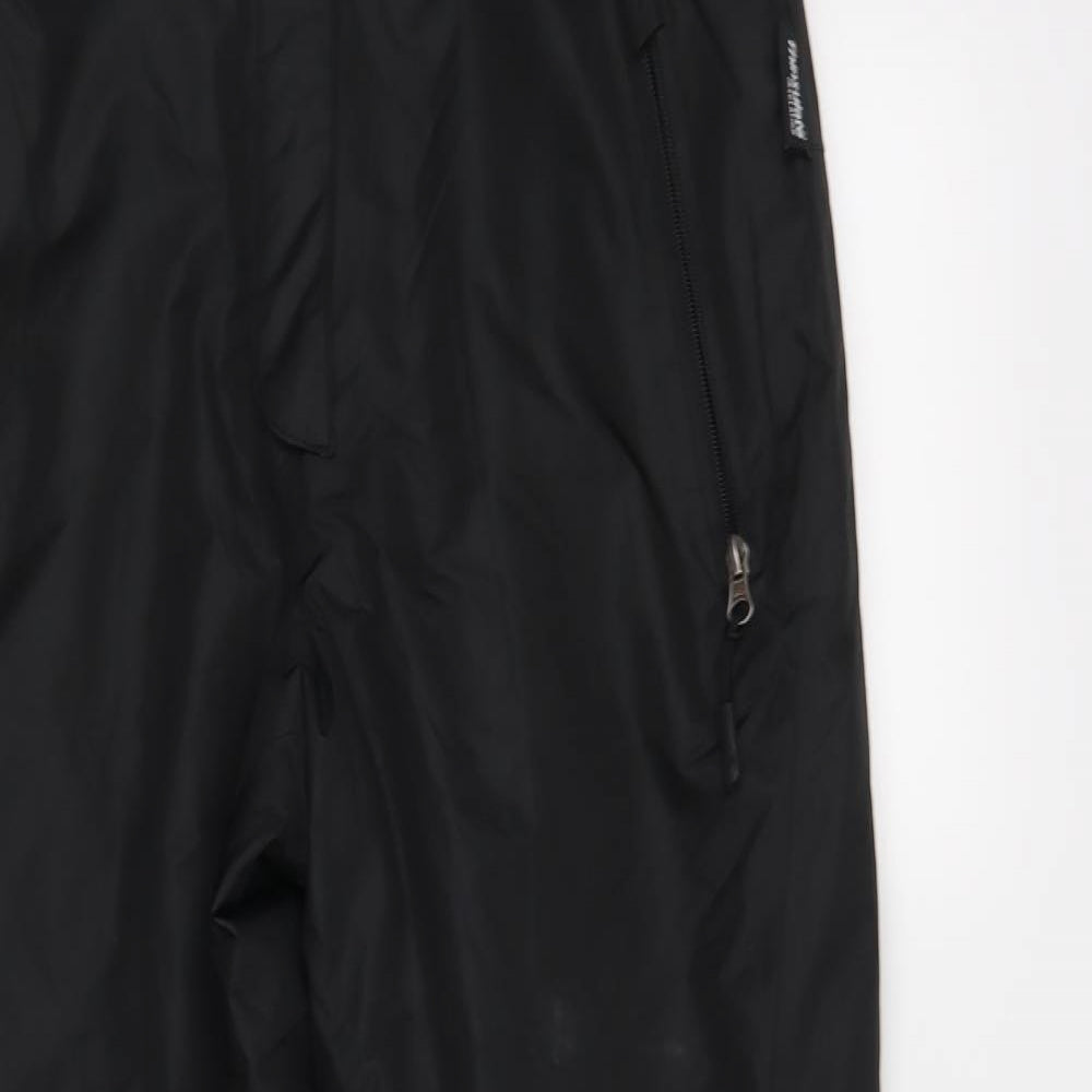 Crivit Sports Womens Black   Snow Pants Trousers Size 16 L30 in - Elastic Waist Band