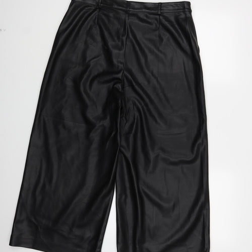 Phase Eight Womens Black   Cropped Trousers Size 16 L25 in