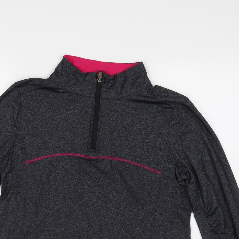 Kyodan Womens Grey   Full Zip Sweatshirt Size L