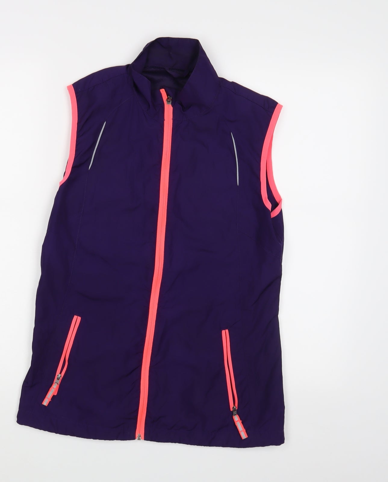 Crane Womens Purple   Gilet Waistcoat Size 14