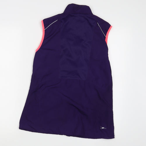 Crane Womens Purple   Gilet Waistcoat Size 14