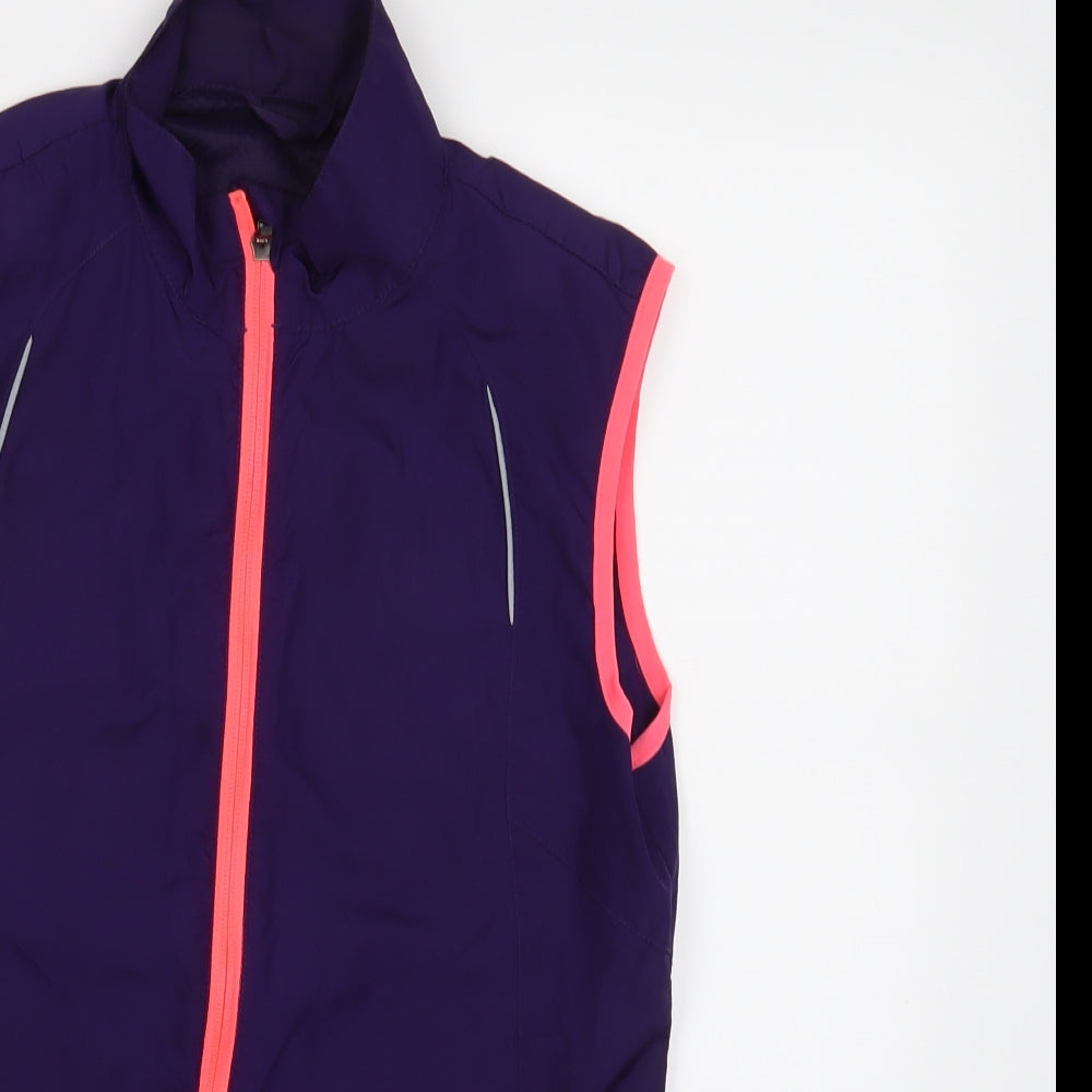 Crane Womens Purple   Gilet Waistcoat Size 14