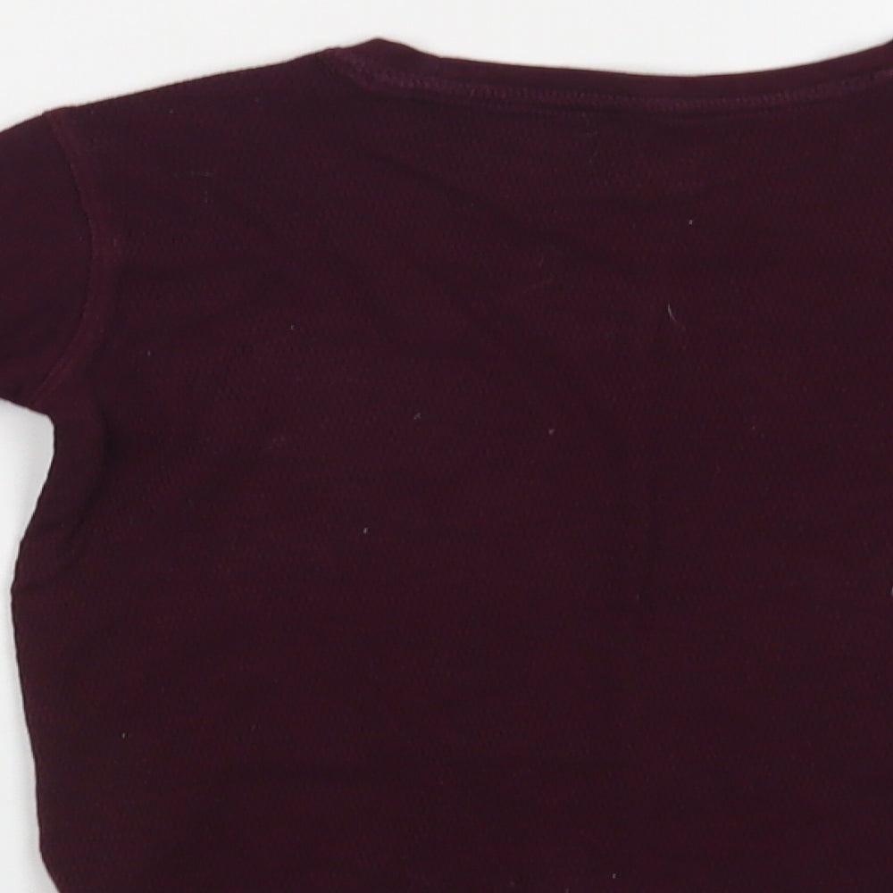 NEXT Boys Purple   Basic T-Shirt Size 2-3 Years