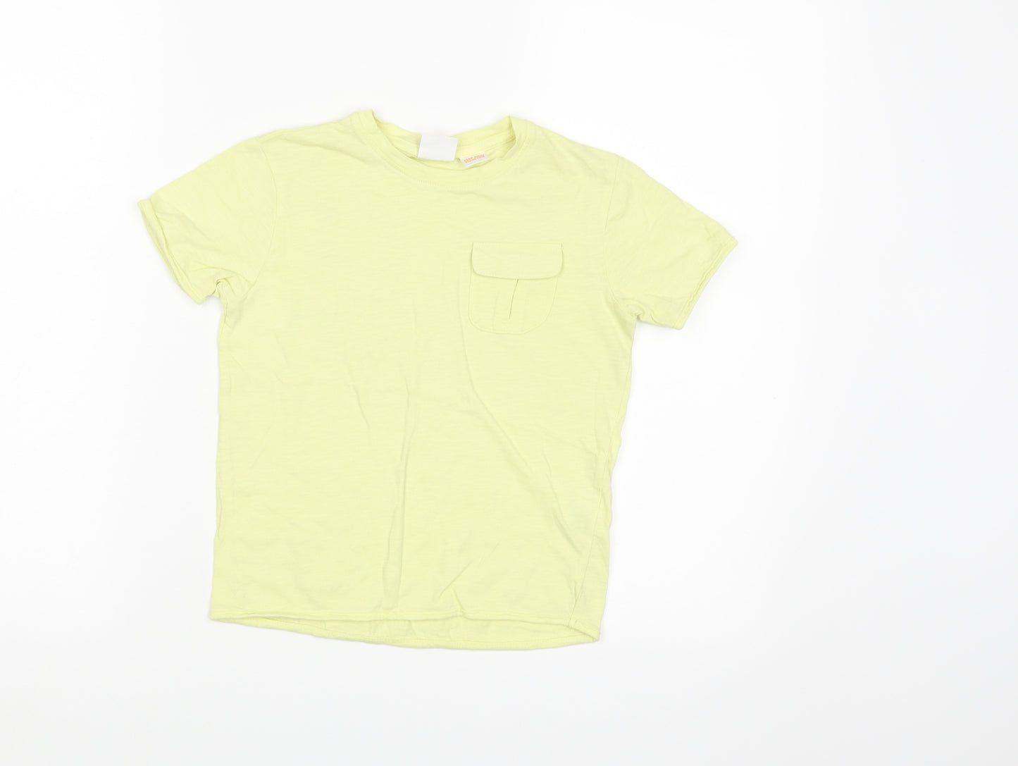 Zara Girls Yellow   Basic T-Shirt Size 4-5 Years