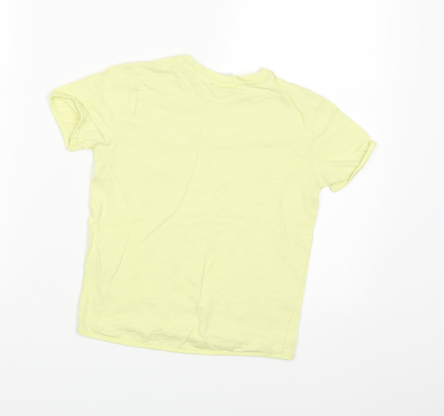 Zara Girls Yellow   Basic T-Shirt Size 4-5 Years