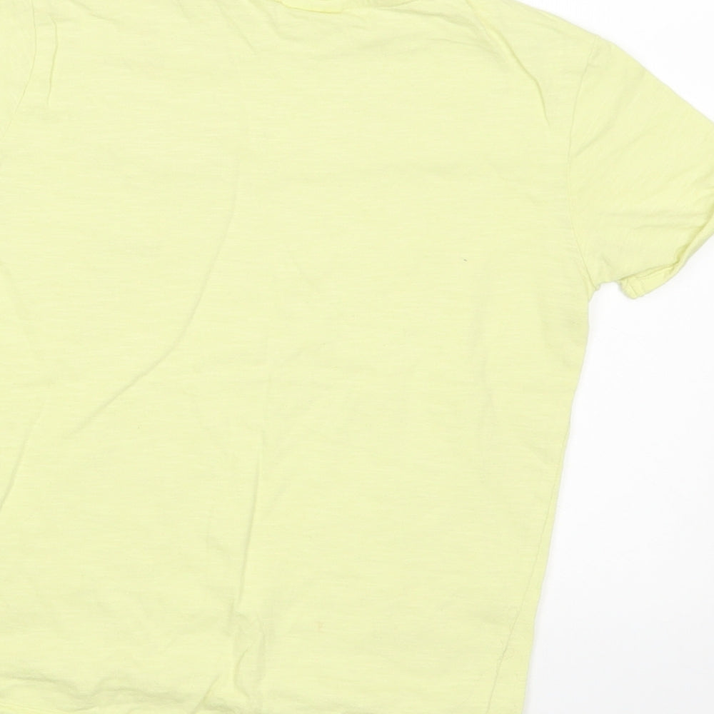 Zara Girls Yellow   Basic T-Shirt Size 4-5 Years