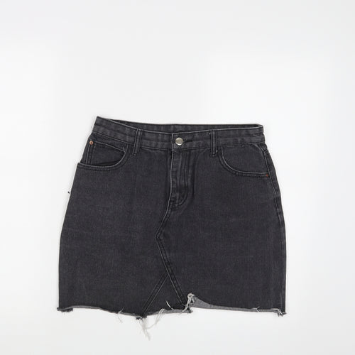 Jeans Womens Grey   Mini Skirt Size L