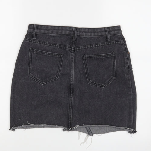Jeans Womens Grey   Mini Skirt Size L