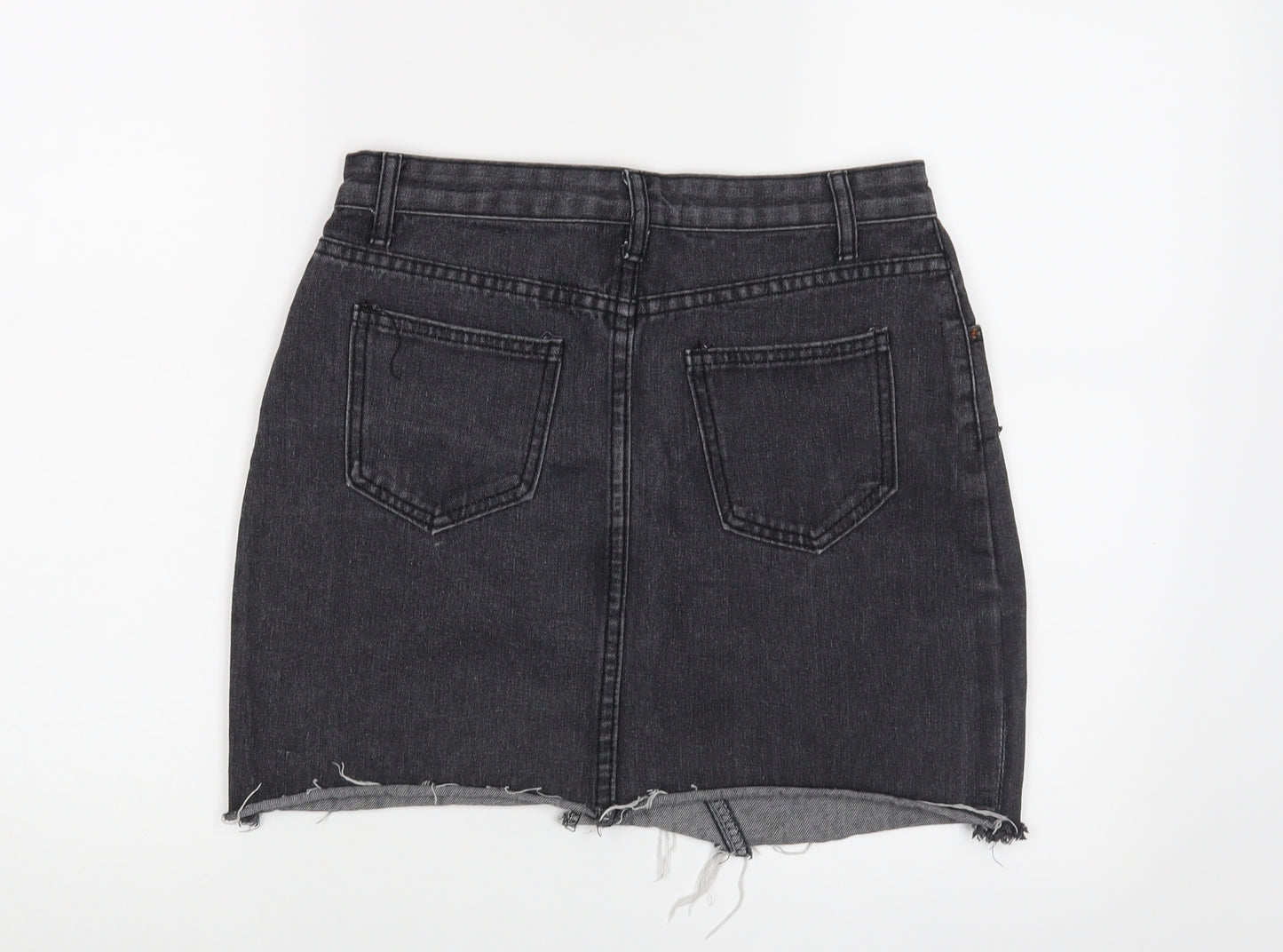 Jeans Womens Grey   Mini Skirt Size L