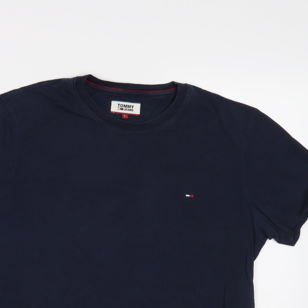 Tommy Hilfiger Mens Blue    T-Shirt Size L